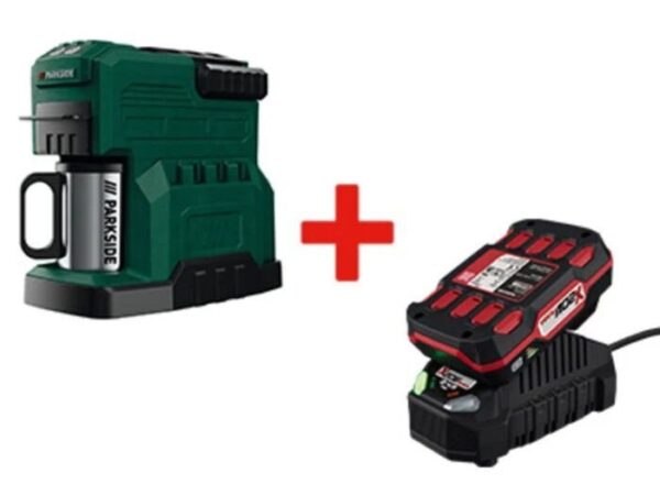 PARKSIDE® PKMA 20-Li Wireless Espresso Machine + Charger and 20V Battery